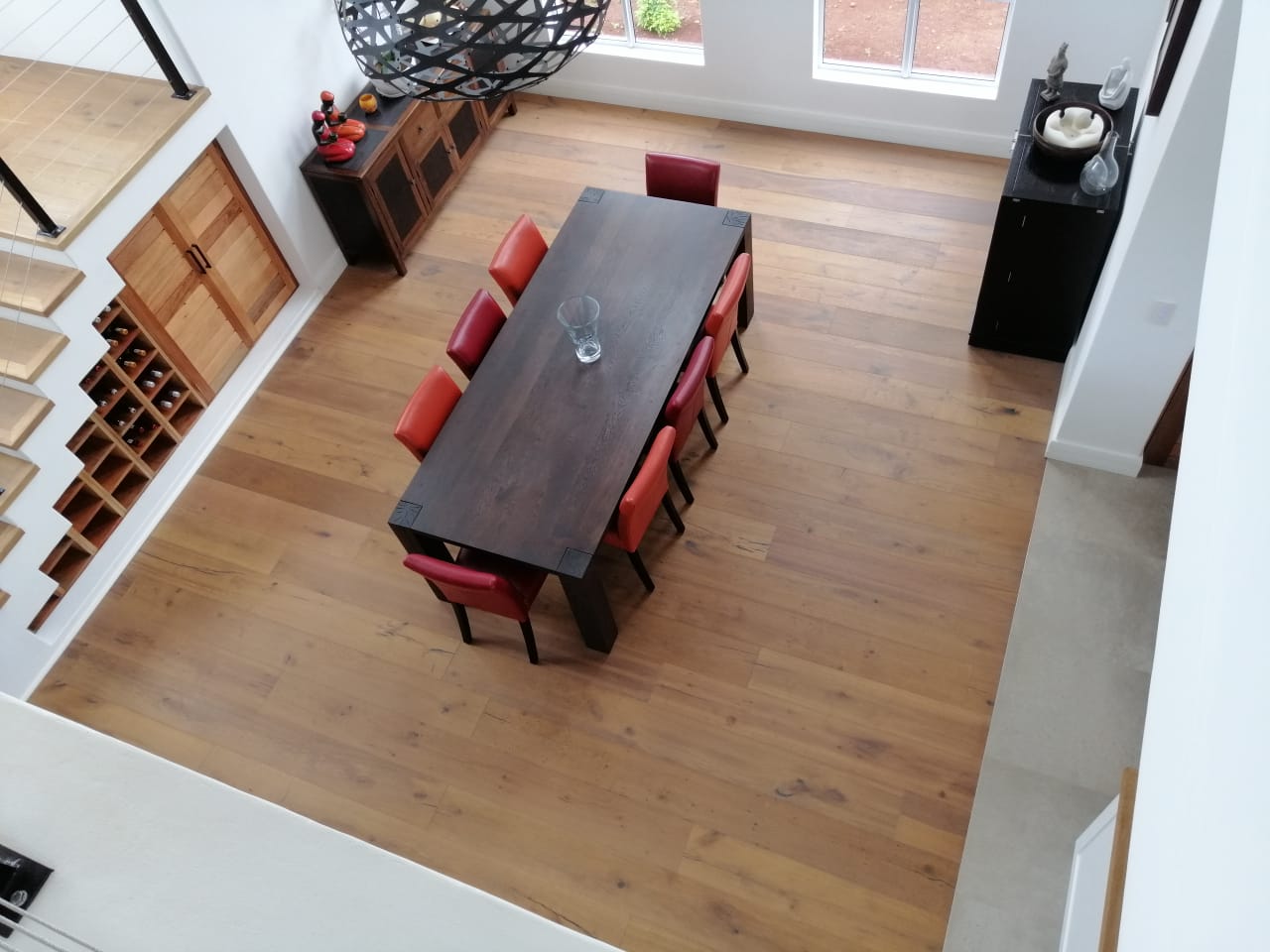 finoak flooring at golf estate