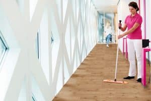 Laminate flooring is hygienic