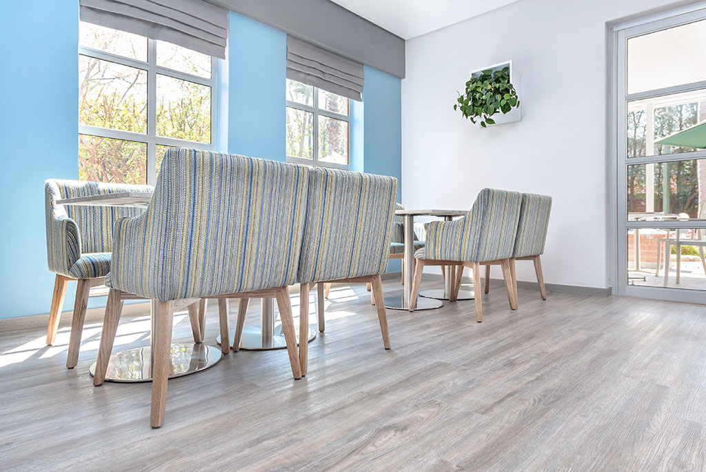 Diamond Core Matrix Opal in a dinning area