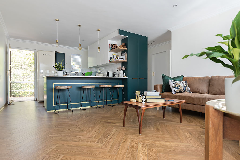 Oak authentic herringbone