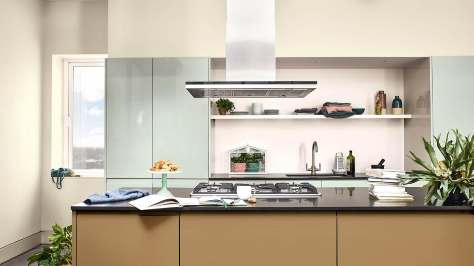 tranquil dawn in a kitchen