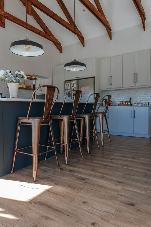 Olifant laminate in an open plan kitchen