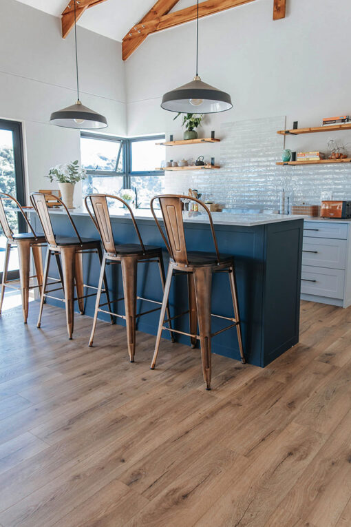 Olifant laminate in an open plan kitchen