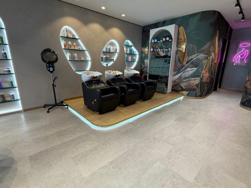 Finfloor Fincrete Smoke Glue Down Vinyl