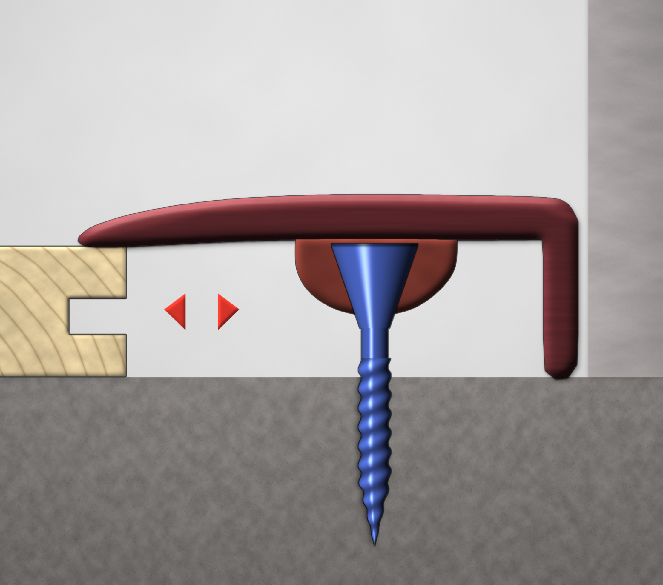 Aluminium Laminate End Profile